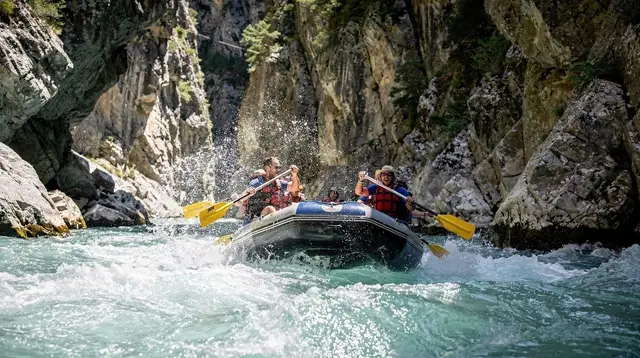 Rafting canyoning