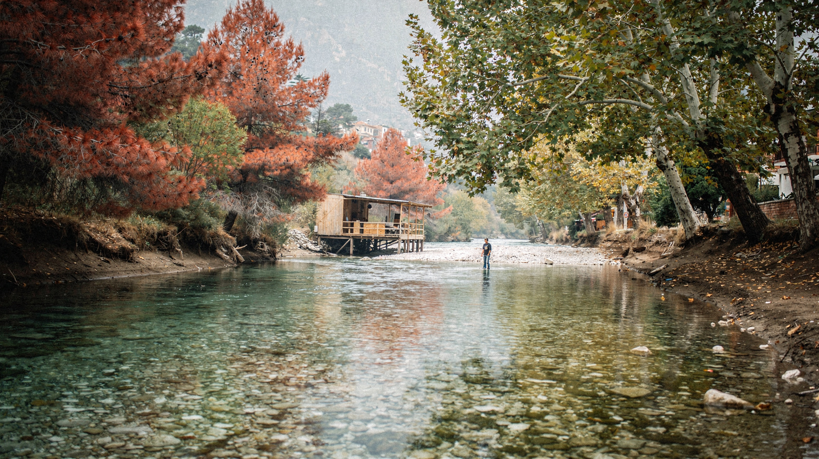 Dim River & Cave