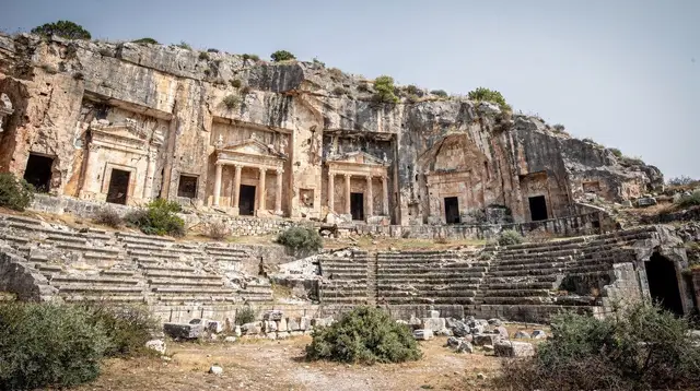 Myra & Demre: Rock Tombs, Ancient Theatre and St Nicholas Church